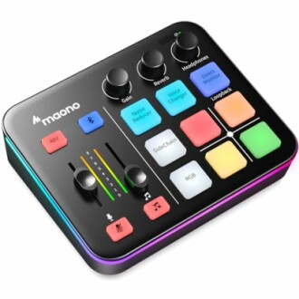 MAONO Gaming Audio Mixer Review: Pro-preamp, RGB, Bluetooth, 48V Phantom Power